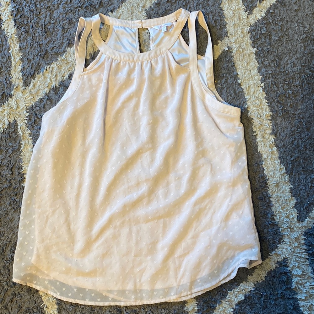 Candies blush colored tank top